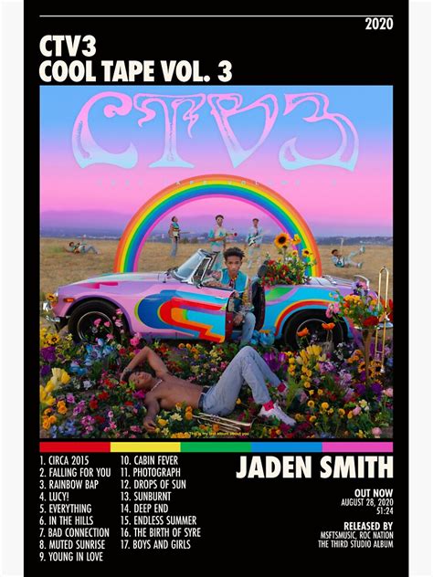 Jaden Smith Ctv3 Poster Poster Album Cover Poster Poster Print
