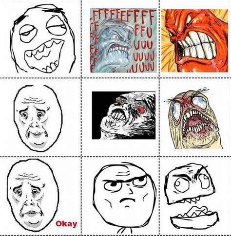 The Complete Collection Of Rage Faces 10 Pics
