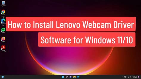 How To Install Lenovo Webcam Driver Software For Windows 1110 Youtube