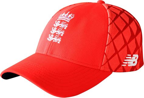 New Balance England Cricket Official T20 Snap Hat Flame Uk