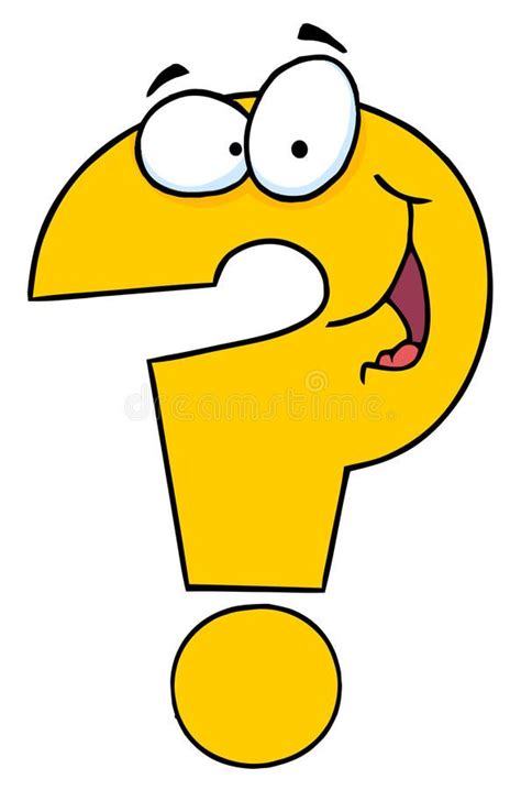 a cartoon yellow question mark with eyes wide open and mouth wide open to the side