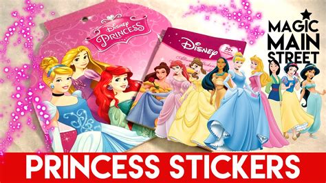 Disney Princess Sticker Books Youtube
