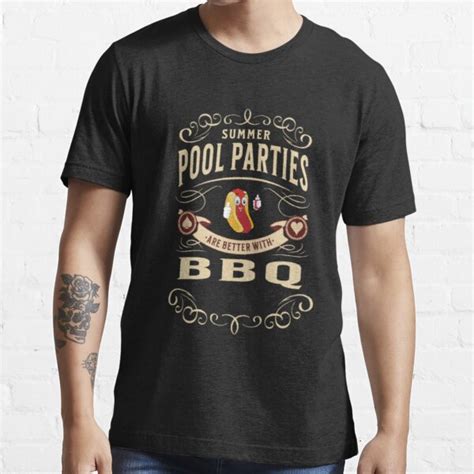 Summer Pool Party Bbq 7 T Shirt For Sale By Bonpatterns Redbubble Summer Pool Party Bbq