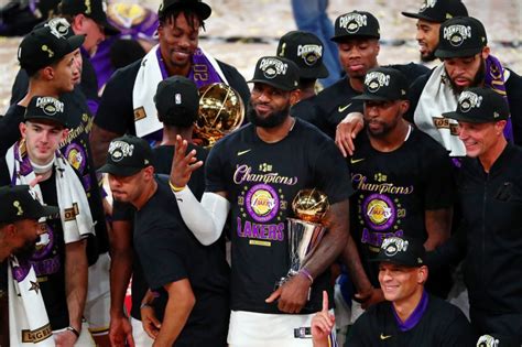 Photo Gallery Los Angeles Lakers Celebrate Winning 2020 Nba Finals