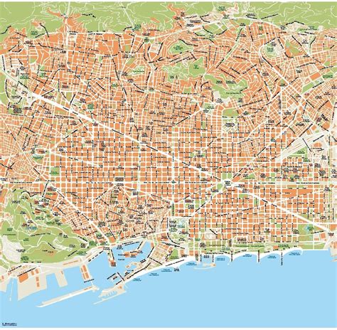 Get directions, maps, and traffic for barcelona, catalunya. Vector map Barcelona | Order and download Vector map Barcelona