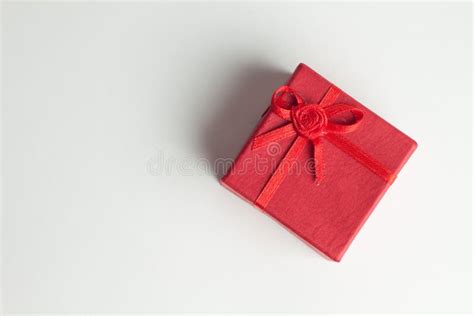 Red Present Box Stock Image Image Of Sack White Small 17584499