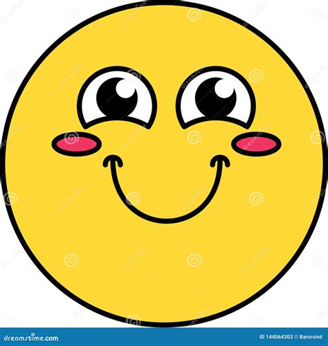 Blushing Emoji Icon From Emoji Collection Cartoon Vector