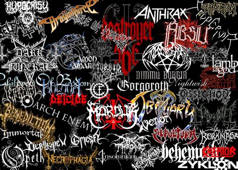 Metal Bands Logos By Khairulridwan On Deviantart