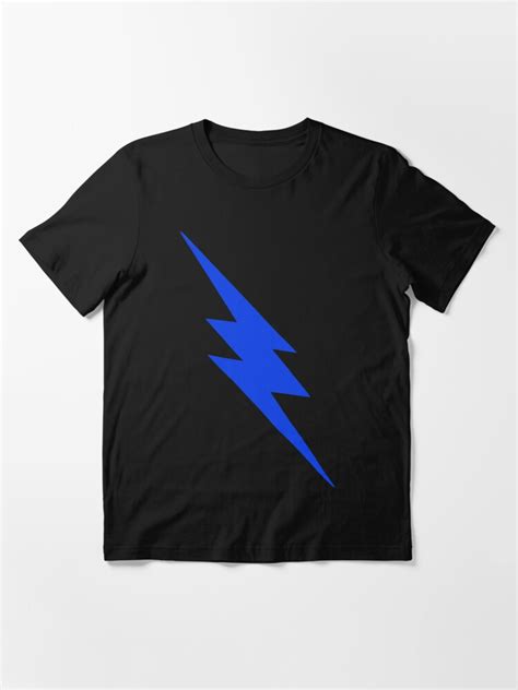 Blue Lightning Bolt T Shirt For Sale By SpaceAlienTees Redbubble