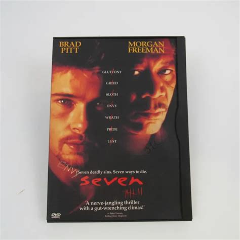 Seven Dvd 1997 Brad Pitt Morgan Freeman Snapcase Dvd In Very Good