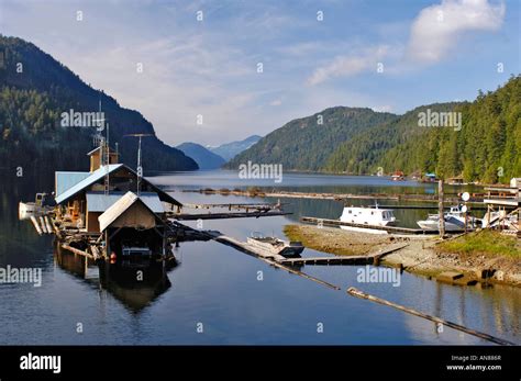 Floating Houses Homes On Great Central Lake Vancouver Island Bc Canada