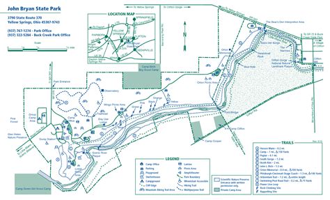 John Bryan State Park Campground Map - 10 Perfect Camping Spots In Ohio