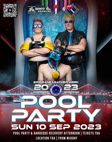 Pool Party Wind Down Bbq The Boot Co Brisbane Leather Denim Uniform Club Incorporated