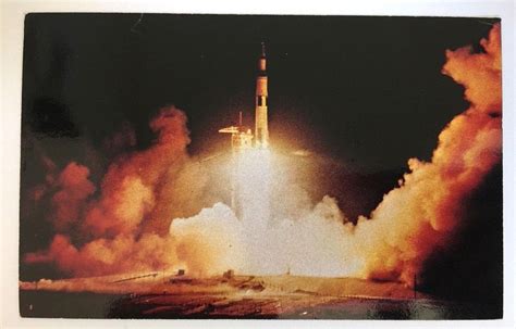 Vintage ~ Apollo 17 Launch Saturn V To Moon Dec 7 1972 ~ A Nasa Photo