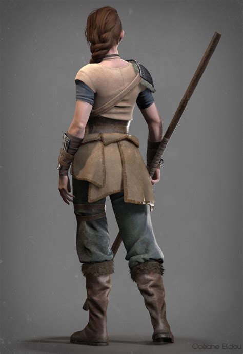 Here Is The Character I Designed And Made For Game Art Institutes