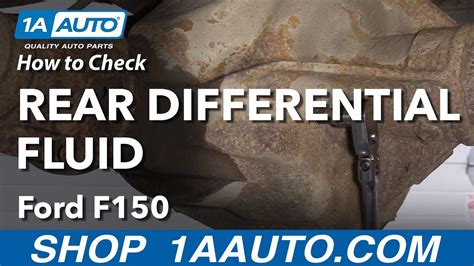How To Check Rear Differential Fluid Ford F Youtube