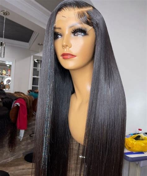 Brazilian Straight Swiss Lace Wigs Human Hair Best Quality Natural Wig