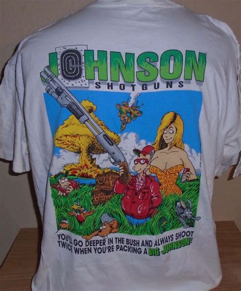 Vintage 1993 Big Johnson Hunting T Shirt Xl Hunting Tshirts Johnson