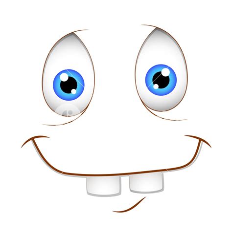 cartoon dumb face smile expression royalty free stock image storyblocks