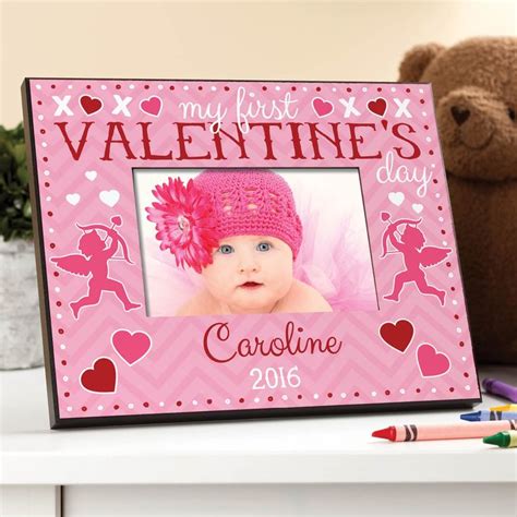 My First Valentines Day Personalized Frame Frames Love And Romance