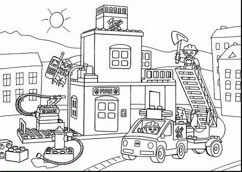 Lego Police Coloring Pages | Coloring Page Blog