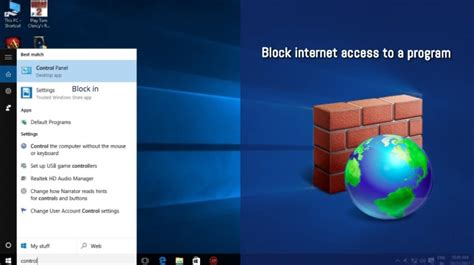 How To Block A Program From Accessing The Internet In Windows 10