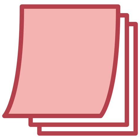 Sticky Note Surang Red Icon