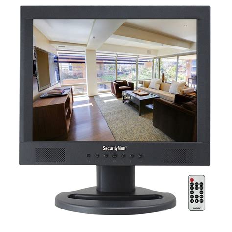 Securityman Professional 15 In Lcd Cctv Monitor Sm 1580 The Home Depot