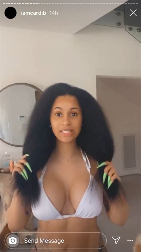 cardi b shared her diy hair mask for strong and smooth hairhellogiggles