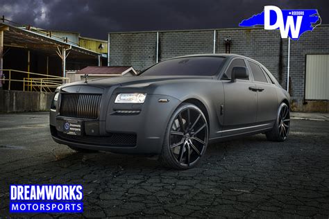 Raymond Feltons Matte Black Rolls Royce Ghost — Dreamworks Motorsports