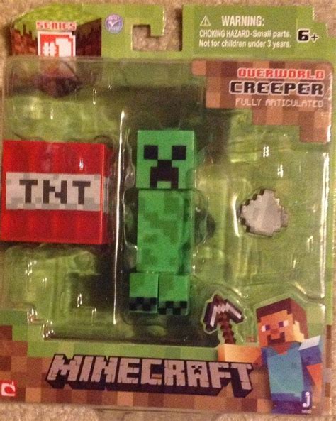 Minecraft Creeper Action Figure New Series 1 Overworld 1750792447