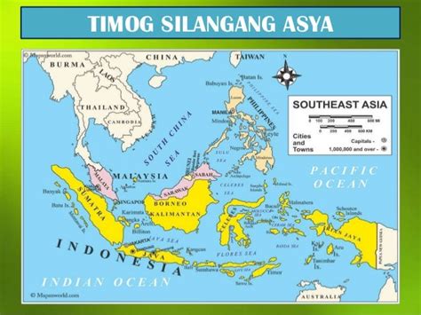 Mapa Mga Bansa Sa Timog Silangang Asya Bansatado