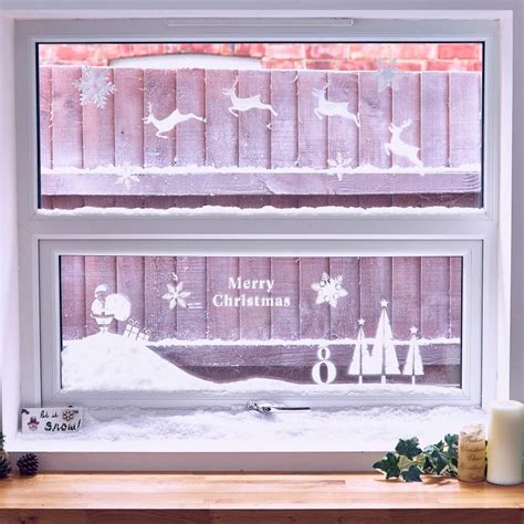 Christmas Stencils For Window Decoration  The Snow People