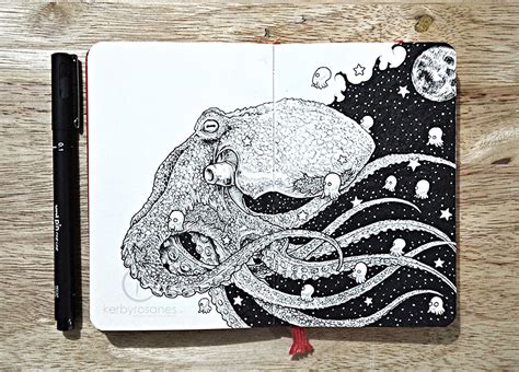 New Incredibly Detailed Pen Doodles By Kerby Rosanes Bored Panda