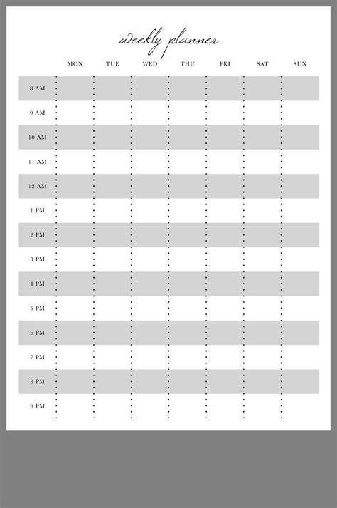 Pin by KlaudiaG on Study | Weekly schedule printable, Schedule printable, Weekly schedule
