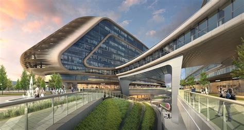 World Of Architecture Futuristic Sky Soho By Zaha Hadid Architects