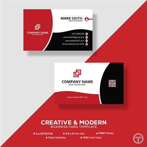 Modern Business Card Template Home Design Ideas