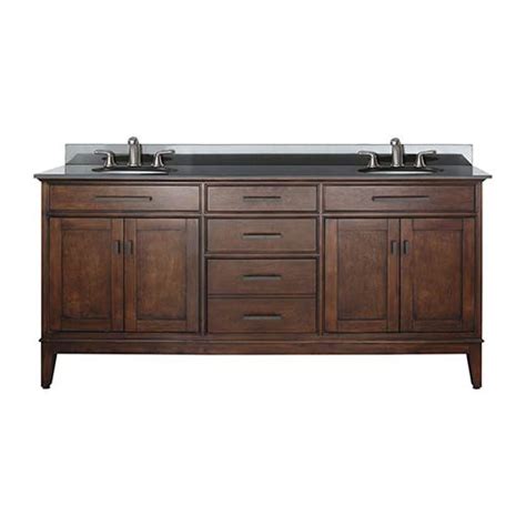 Uveiem48sc in stock 48 inch single sink modern cherry bathroom vanity with open shelf and choice of counter top $2,875.00 $2,232.00 sku: Madison Tobacco 72 Inch Double Sink Vanity With Black ...