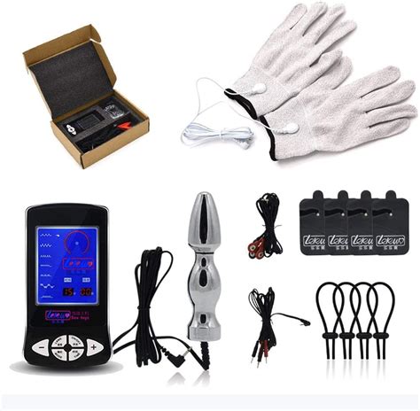 Estim Sex Elektro Shock Analplug Analdildo Penisring Handschuh Pads Zur Elektrostimulation