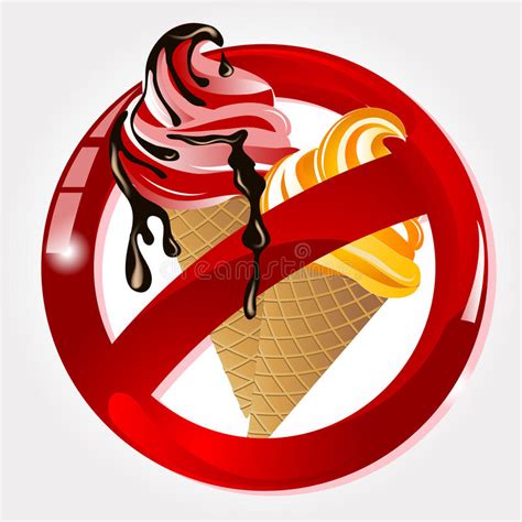 No Ice Cream Stock Vector Illustration Of Dessert Design 40962746