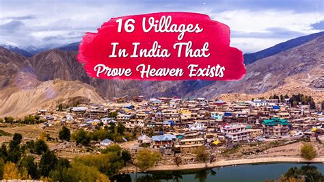 16 Most Beautiful Villages In India Thatll Prove Heaven Exists Youtube