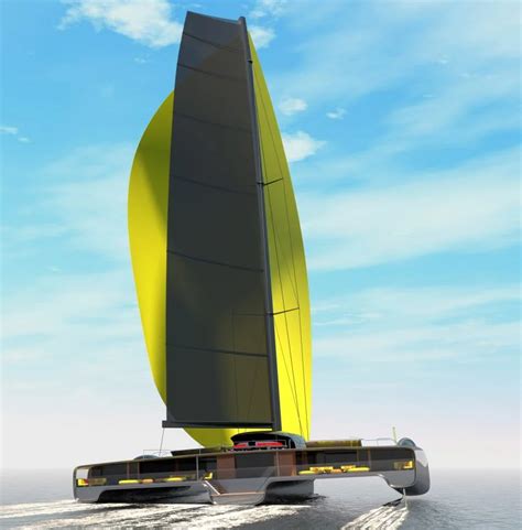 Domus Trimaran Designed As Worlds First Zero Emission Superyacht