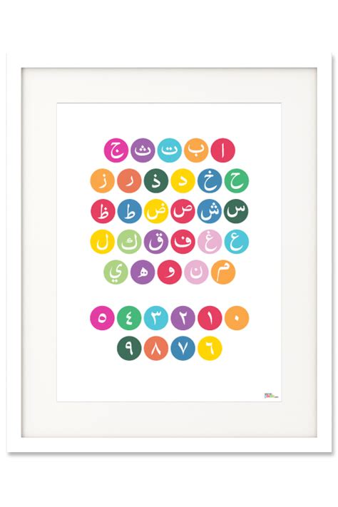 Alif Baa Taa Frame - Colour | Ramadan kids, Playroom wall, Frame