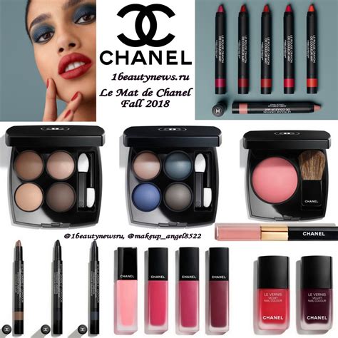 Осенняя матовая коллекция макияжа Chanel Le Mat De Chanel Makeup