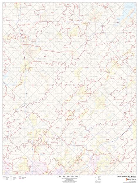 Blount Zip Code Map Alabama Blount County Zip Codes