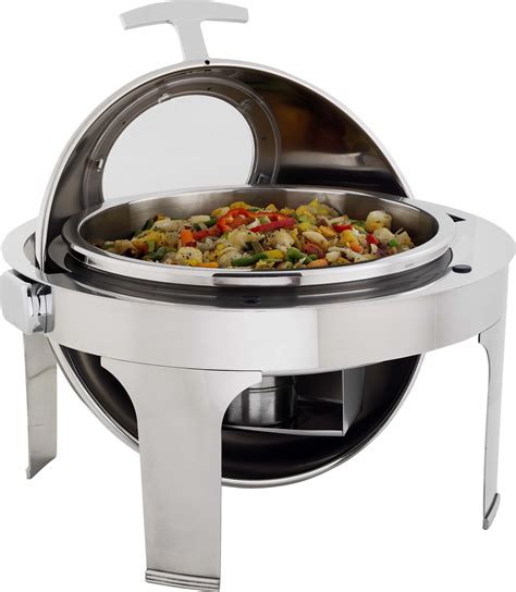 CHAFING DISH - WITH WINDOW 6.8Lt ROUND - Catro - Catering ...