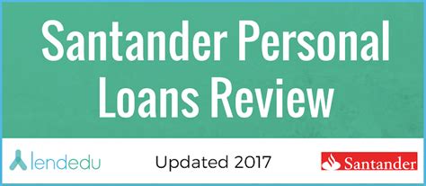 Santander Personal Loans Review Lendedu