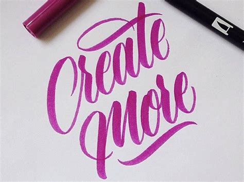 Create More Hand Lettering Logo Lettering Hand Lettering Inspiration