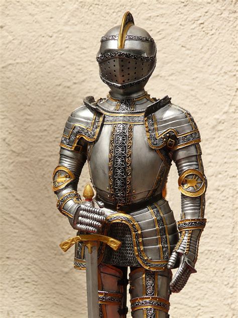 Royalty Free Photo Silver And Gold Soldier Armour Pickpik