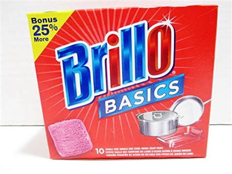 Brillo Steel Wool Soap Pads 2 Boxes Of 10 Pads Per Box 20 Pads